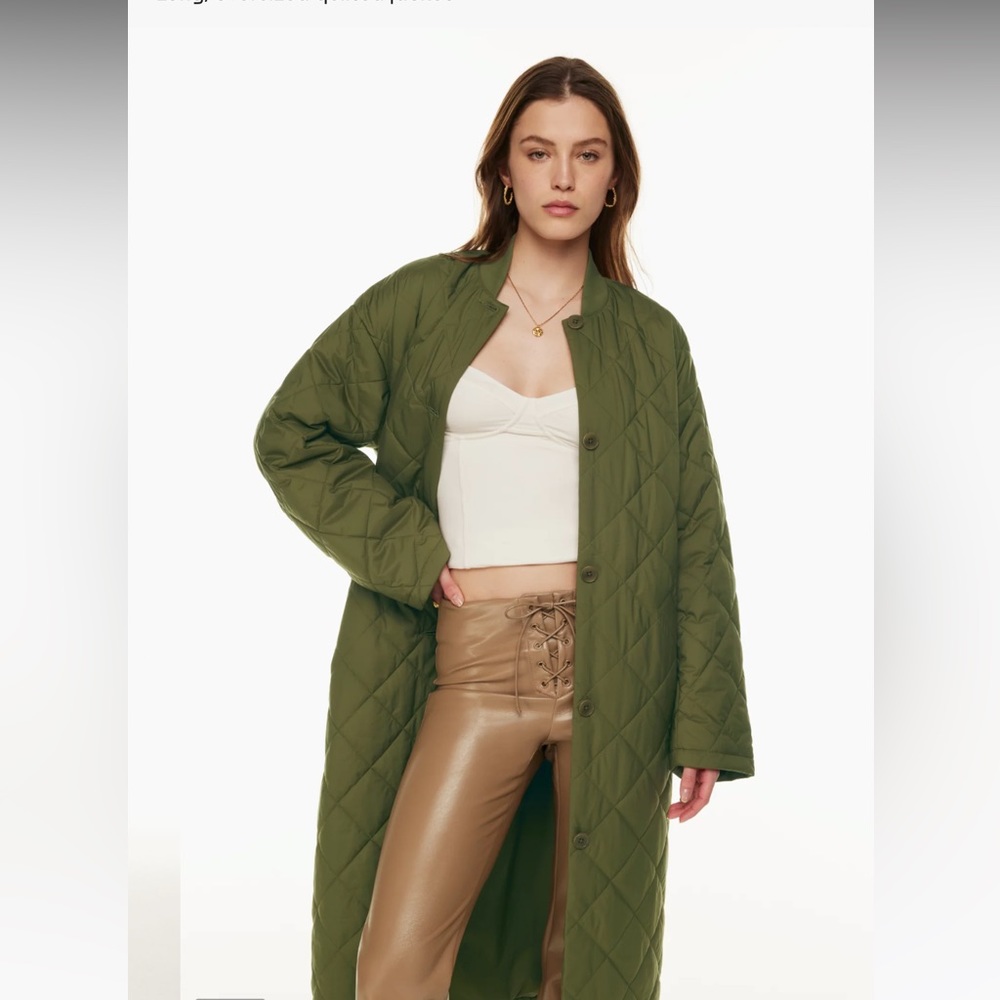 ARITZIA Wilfred Pavant Quilted Long Jacket
